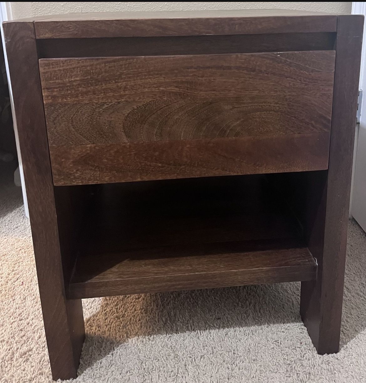 Nightstand/Side Table/ From West Elm