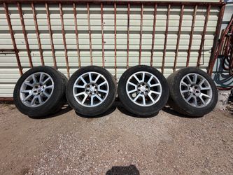 2015-2020 GMC YUKON 20 INCH WHEELS AND TIRES OEM COMPLETE SET