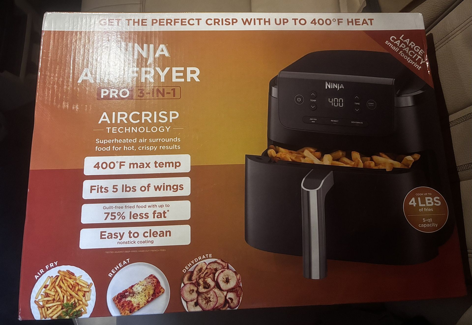 Ninja Air Fryer Pro 3-in-1 with 5 QT Capacity