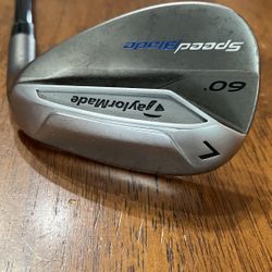 TaylorMade SpeedBlade 60* Wedge with Velox T 55 graphite M - flex shaft Golf Club - RH