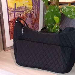 Vera Bradley Black Quilted Handbag