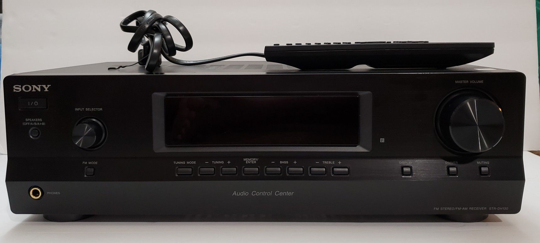 Sony STR-DH130 AM/FM stereo receiver 100 watts per channel