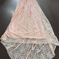 Women's long dress. Size, but fits like XS (Pink)