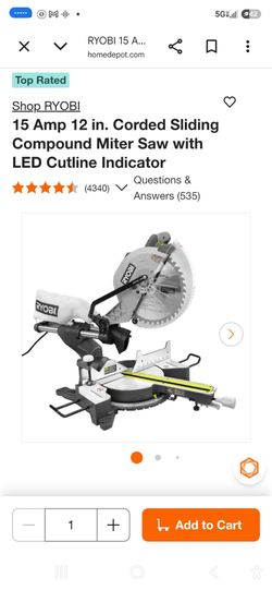 RYOBI TSS121 MITRE SAW