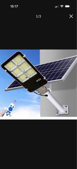 300w Solar Street Light for Home Outdoor Lighting,Ideal for Large Area Lighting,Such As Parking Lots
