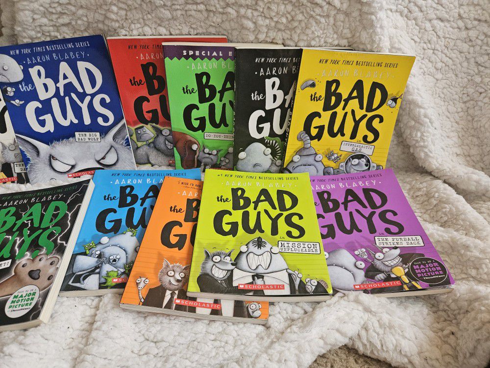 All 14 Bad Guys Books! 