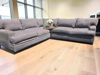 Cindy Crawford Home GRAY 3 -Piece L-Shape Sectional🤩