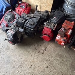 Gas Engines Side Shaft And 3 Power Washer They All Good Need Maintenance $ 45 Each