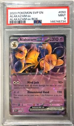 PSA 9 Alakazam ex #50 Black Star Promo - 2023 Pokemon SVP