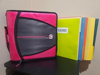 Nrw Case-It Zipper Binder with Folders