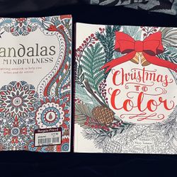 2 Beautiful Never Been Used Adult Coloring Books 