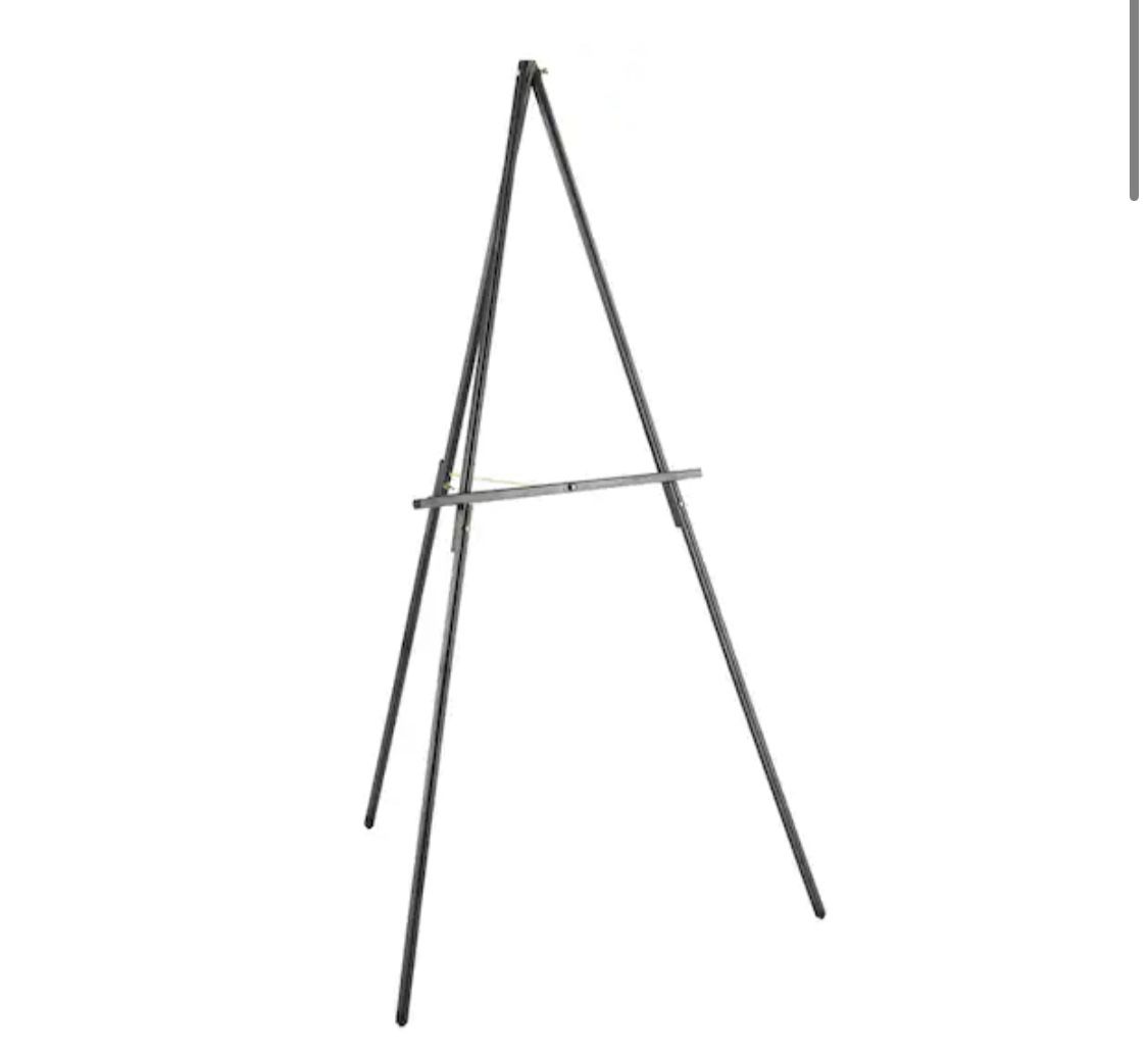 63" Black Display Floor/Paint/Sign Easels