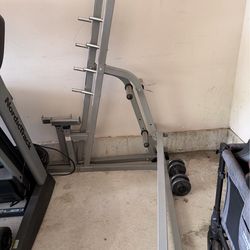 Bench/squatting rack