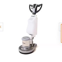 DAPPER commercial corded hard floor buffer polisher cleaning machine w/ 3 scouring pads. MACHINE ONL