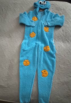 Adult Cookie Monster Onesie