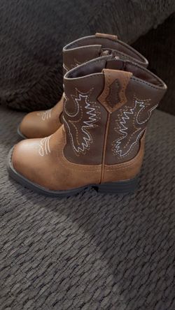 Baby cow boy boots