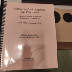 California Civil Litigation And Discovery 