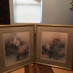 Vintage Lena Liu Herons