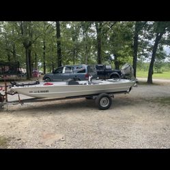 18 Ft Bass Tracker With 50 Hp Honda 