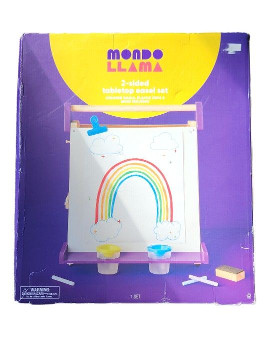 Mondo Llama Kids Desktop Art Easel