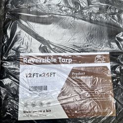 Tarp 12 X 24 Heavy Duty Reversible New 