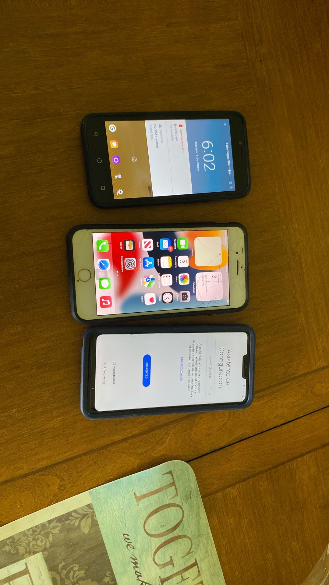 Celulares viejos, pero funcionan