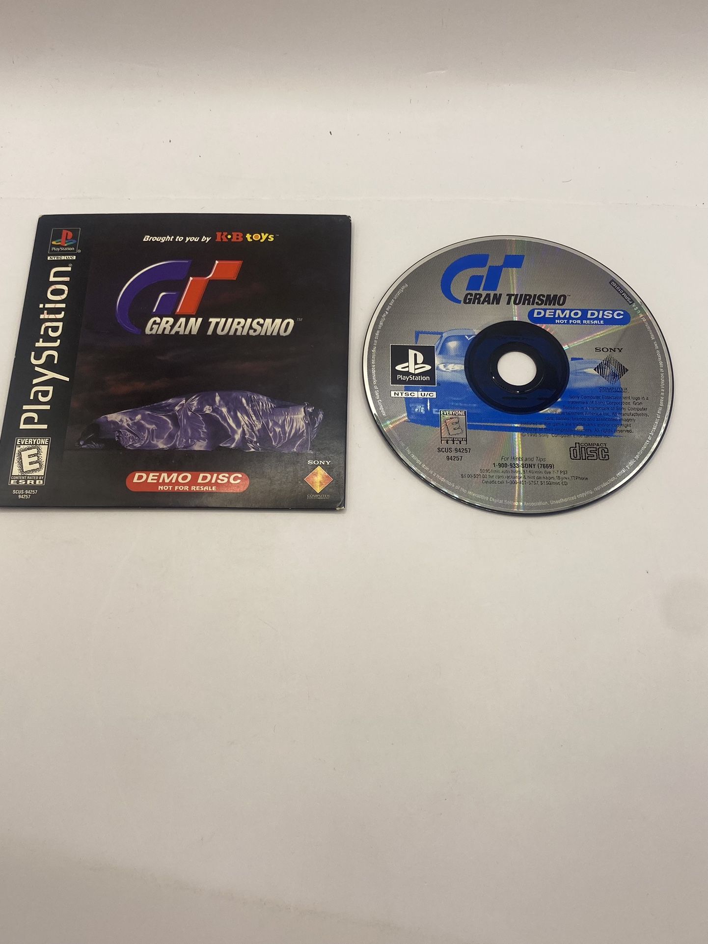 Sony Playstation 1 Gran Turismo KB Toys or Sears Demo Disc (Not for Resale)  PS1