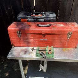 Tool Box With Assorted Tools 