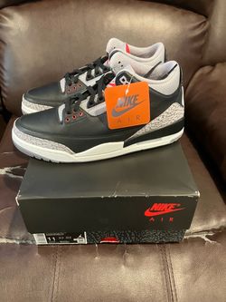 Nike Air Jordan 3 Retro Black Cement size 11