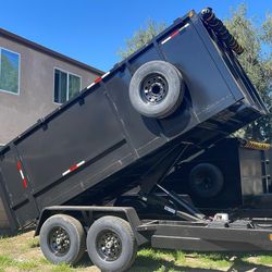 Dump Trailer Year 2026 Color Black Size 8x14x4 