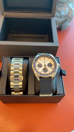 Bulova Lunar Pilot 43.5 Blue Panda Chronograph 262kHz Full Kit Box