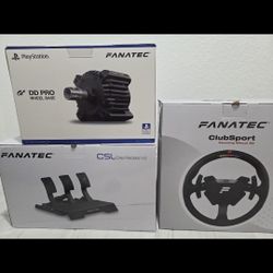 Fanatec Driving simulator sim racing DD PRO Wheel Base 8Nm CSL Elite Pedals Clubsport RS Steering Wheel