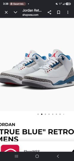 Jordan 3 True blue New never worn