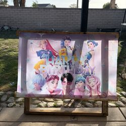 K-pop Birthday Banner