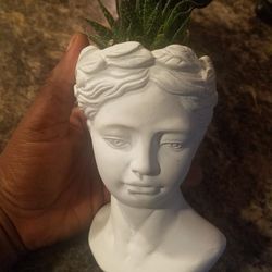 5inch Indoor/outdoor Mini Flower Greek Face Pot 