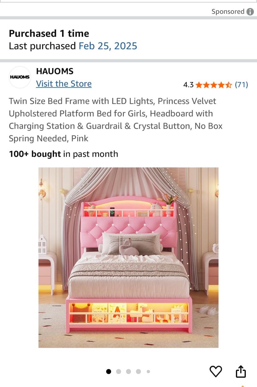 Twin Size Bed Frame For Girls