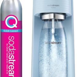 Brand New Sodastream Terra Bundle Blue - Comes With Bottle And CO2 Canister