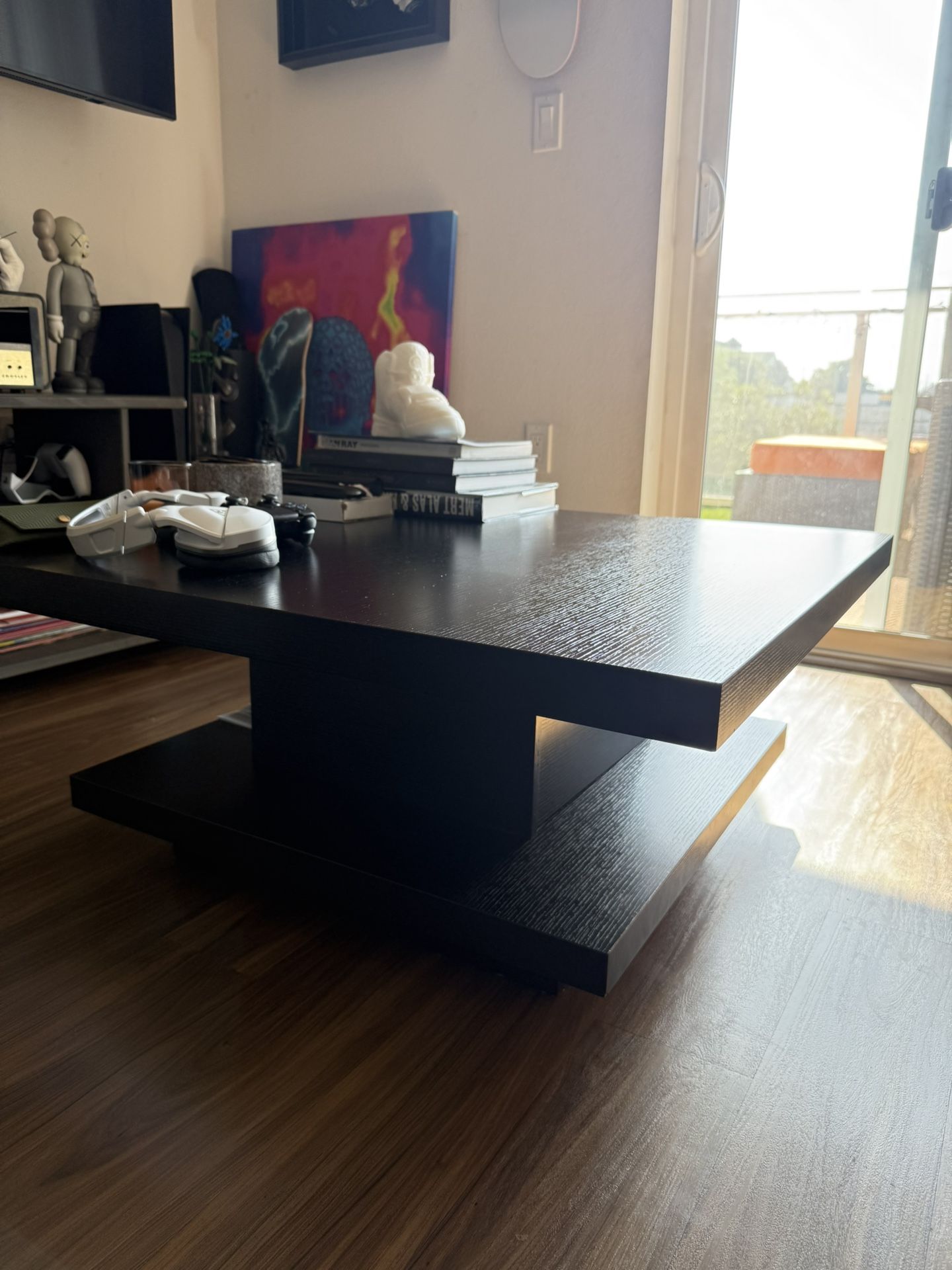 Stallard Pedestal Coffee Table with Storage