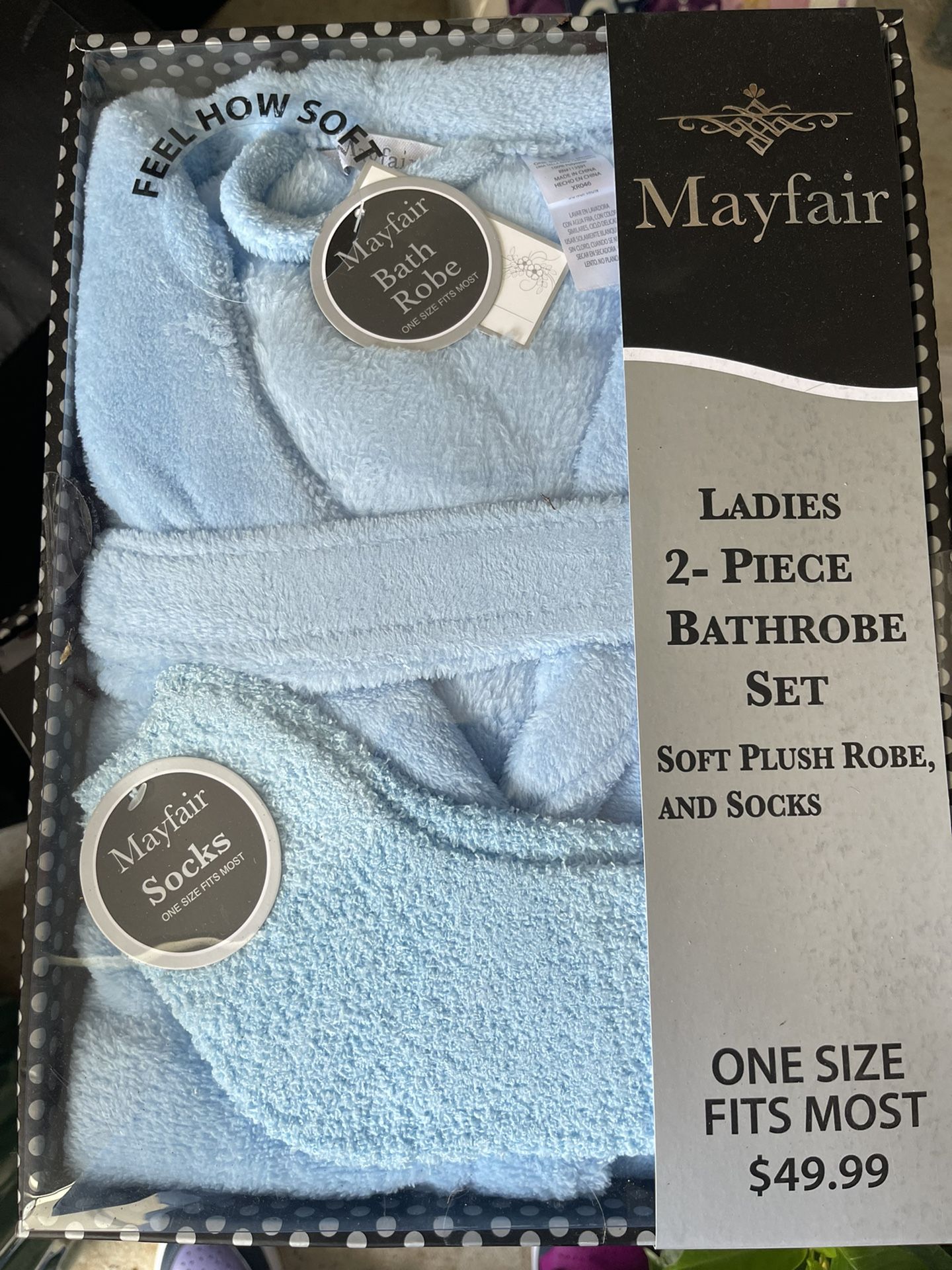 Womens 2 Piece Robe Set