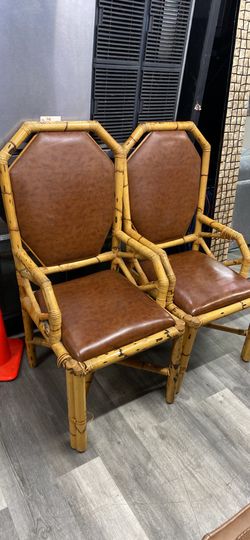 Wooden chairs