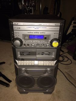The singing machine karaoke unit AS IS