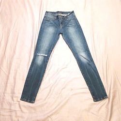 Lucky Brand Distressed Brooke Legging Jeans Skinny sz 4 (27)