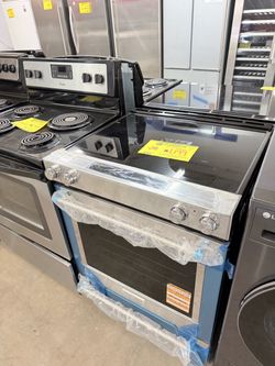 Stainless Steel Electric Range Double Oven