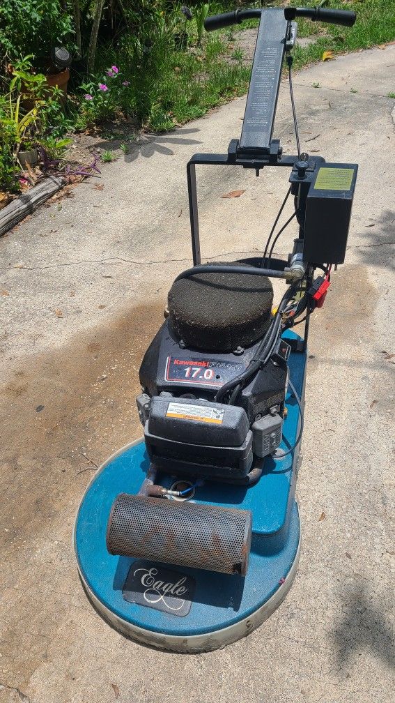 Eagle 21" Propane Commercial Floor Scrubber Brunisher - Only 75 Hours!