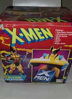 Marvel X-Men wolverine telephone/phone 1994 toy (new) memorabilia mancave collectable