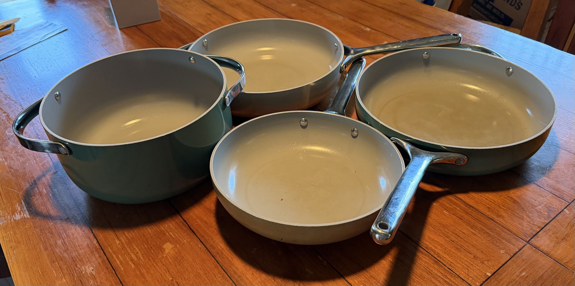 Caraway Ceramic Nonstick Cookware Pots Pans