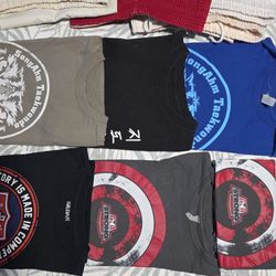 Various Taekwondo Shirts and Pants