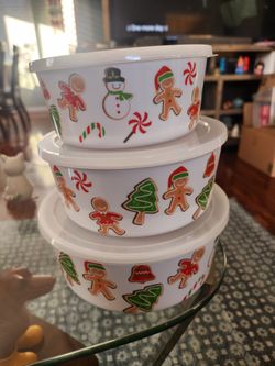 3 Festive Holiday Storage Containers