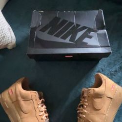 Nike Air Force 1 Supreme Wheats 10.5