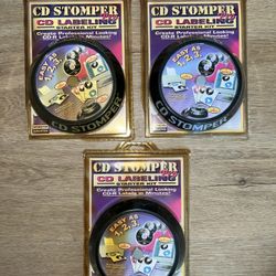 CD STOMPER PRO: CD/DVD LABELING STARTER KITS (LAST 3)